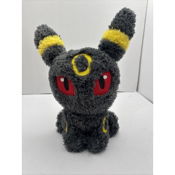 Sekiguchi Moko Umbreon Blackie Fluffy Plushie 11" Made In China - Picture 2 of 13